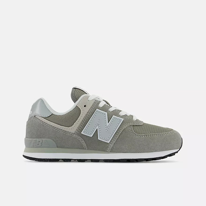 New Balance 574 Core Sneakers - Grey White Lace Up