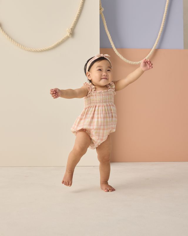 Rylee + Cru Julia Romper - Summer Plaid