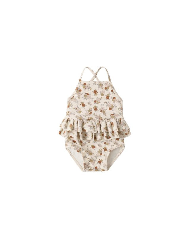 Quincy Mae Ruffled One-Piece Swimsuit - Bloom