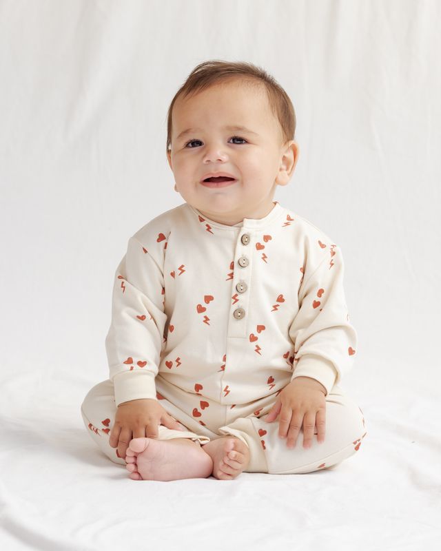 Quincy Mae Relaxed Jumpsuit - Electric Heart