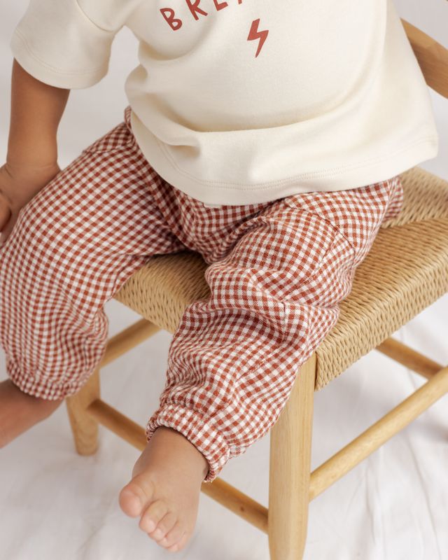 Quincy Mae Luca Pant - Red Gingham