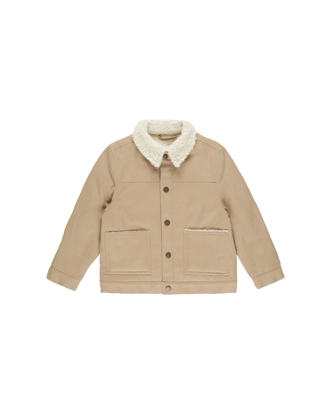 Rylee + Cru Shearling Chore Coat - Gold