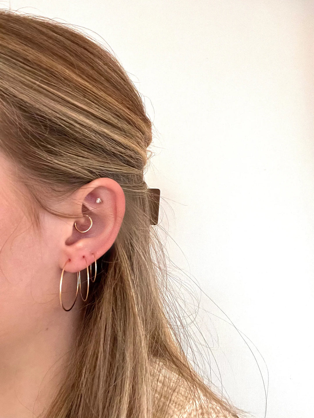 Nashelle Classic Hoop Earrings 14k Gold Fill