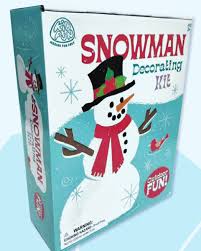 Kid Fun Snowman Decorating Kit