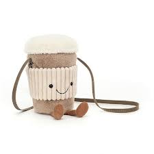 Jellycat Amuseables Perkle Coffee Shoulder Bag