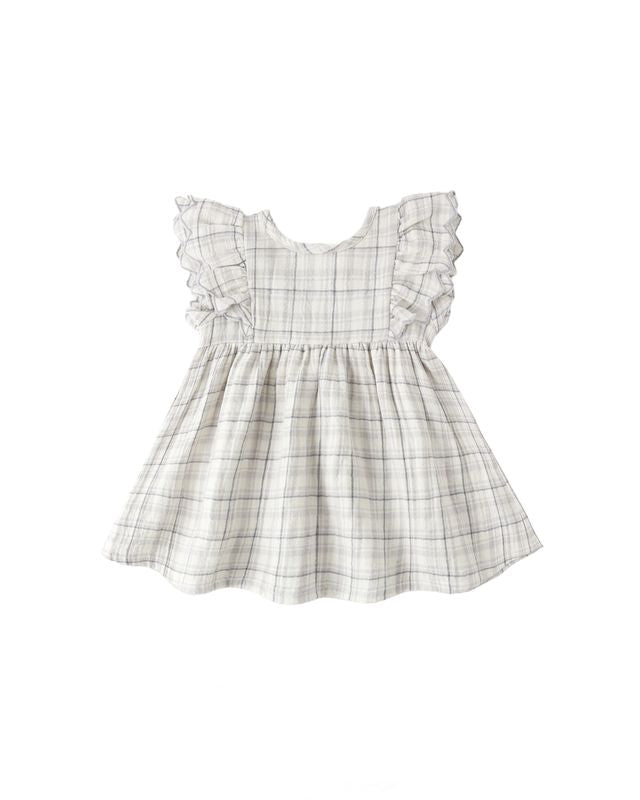 Quincy Mae Alina Dress - Blue Plaid