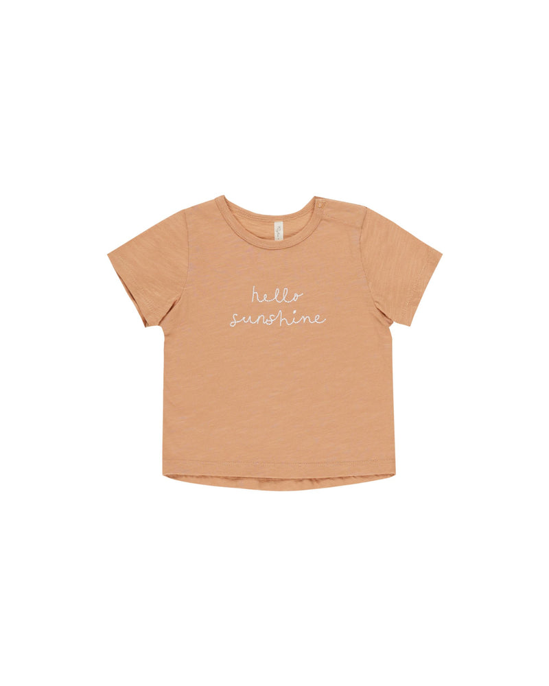 Rylee + Cru Basic Tee - Hello Sunshine