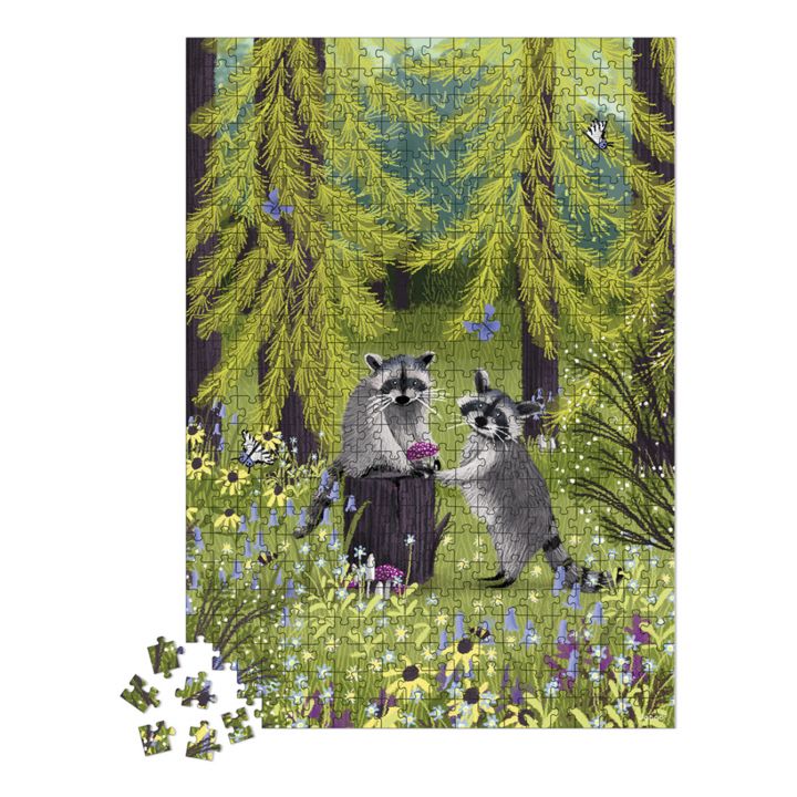 Janod 500 Piece Happy Raccoons Puzzle