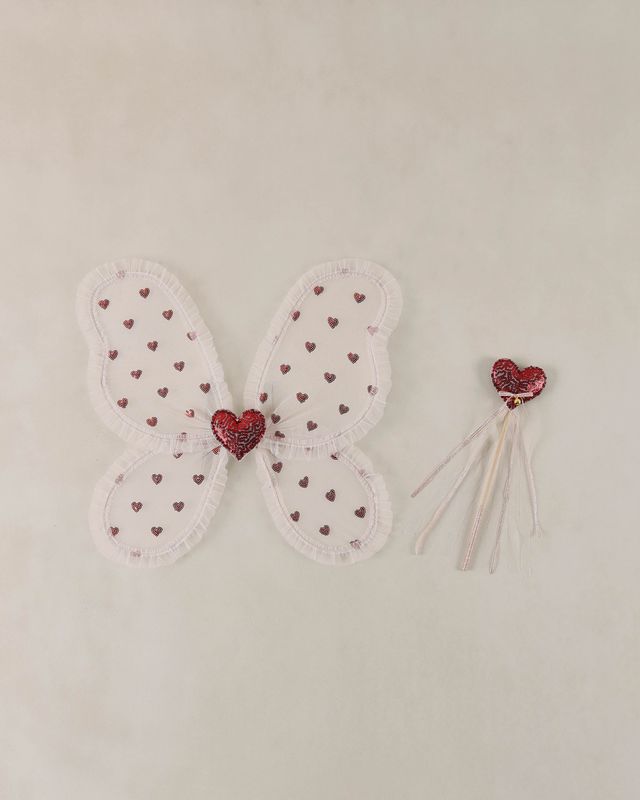 Noralee Fairy Set - Red Hearts
