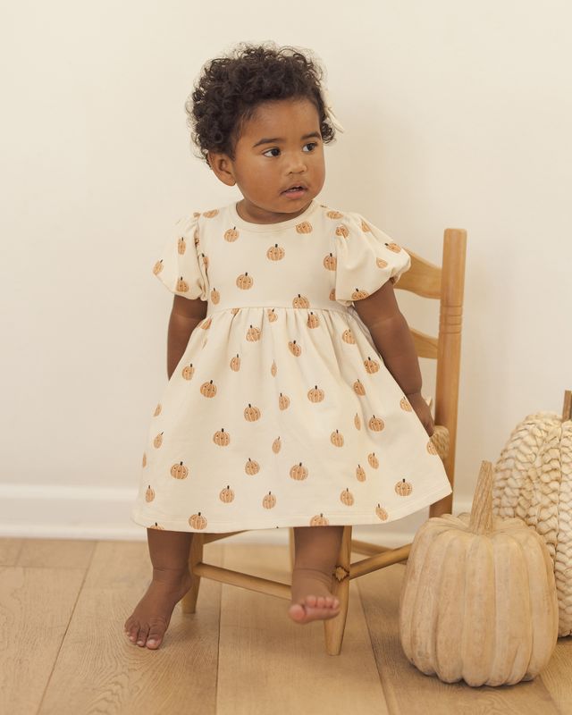 Quincy Mae Darla Dress - Smiley Pumpkins