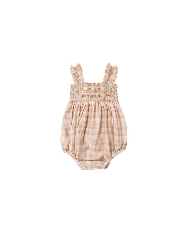 Rylee + Cru Julia Romper - Summer Plaid