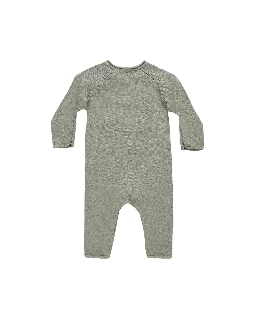 Quincy Mae Cozy Heather Knit Jumpsuit - Basil