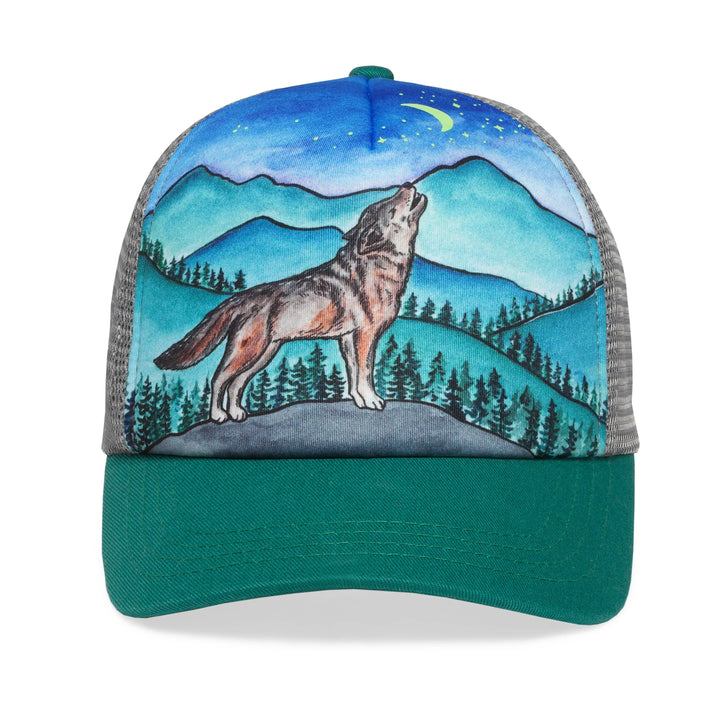 Sunday Afternoons Kids Lone Wolf Trucker Hat