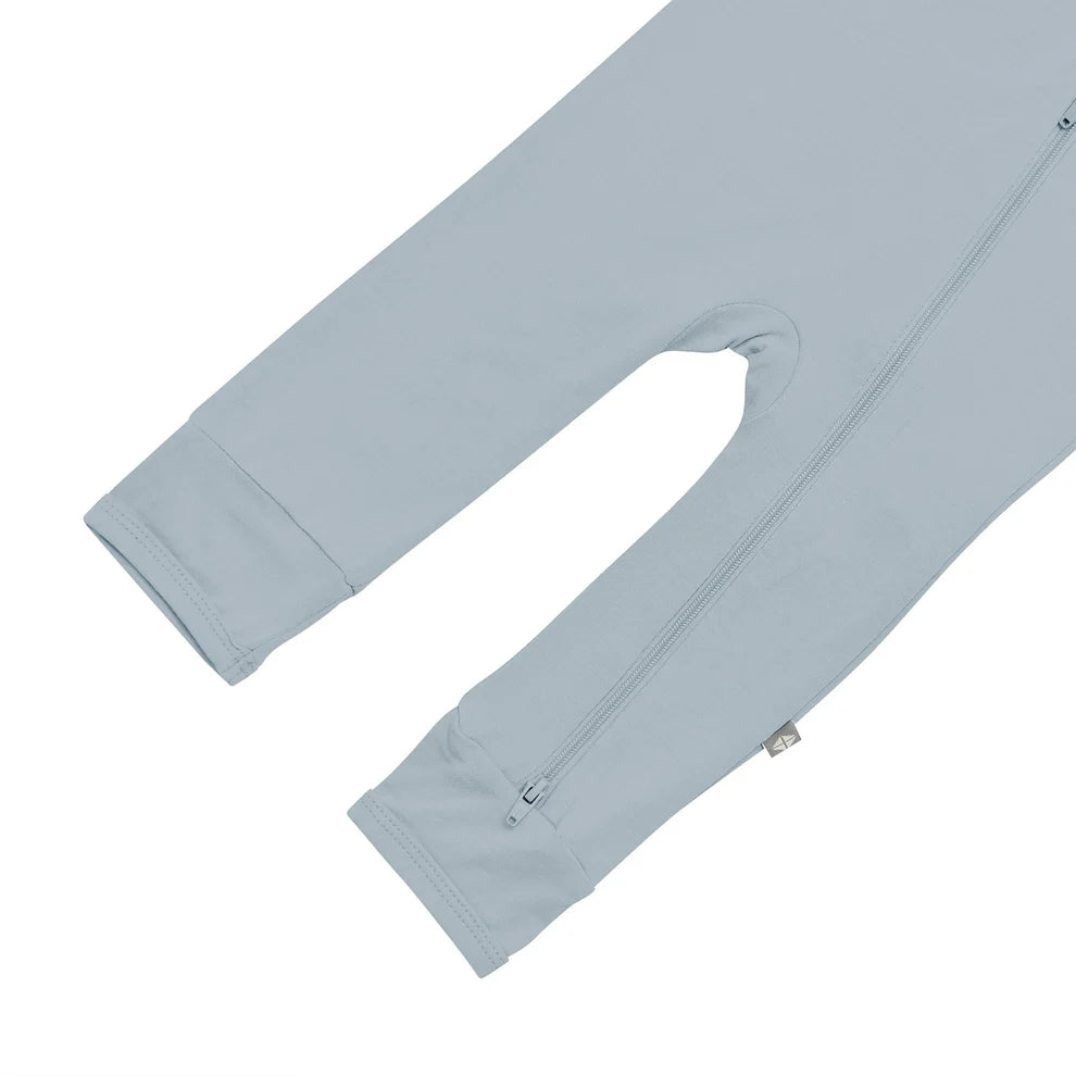 Kyte Baby Zippered Romper - Fog