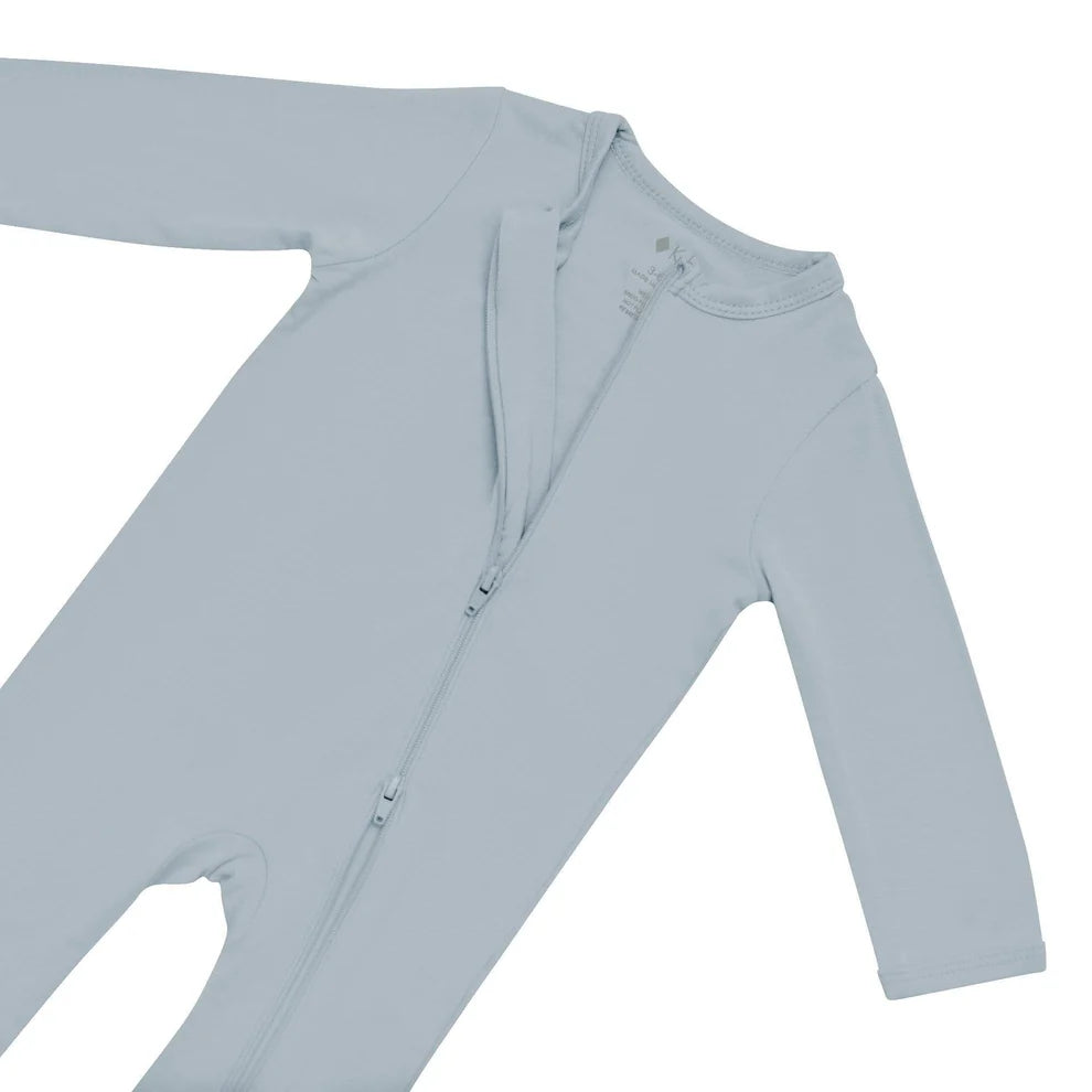 Kyte Baby Zippered Romper - Fog
