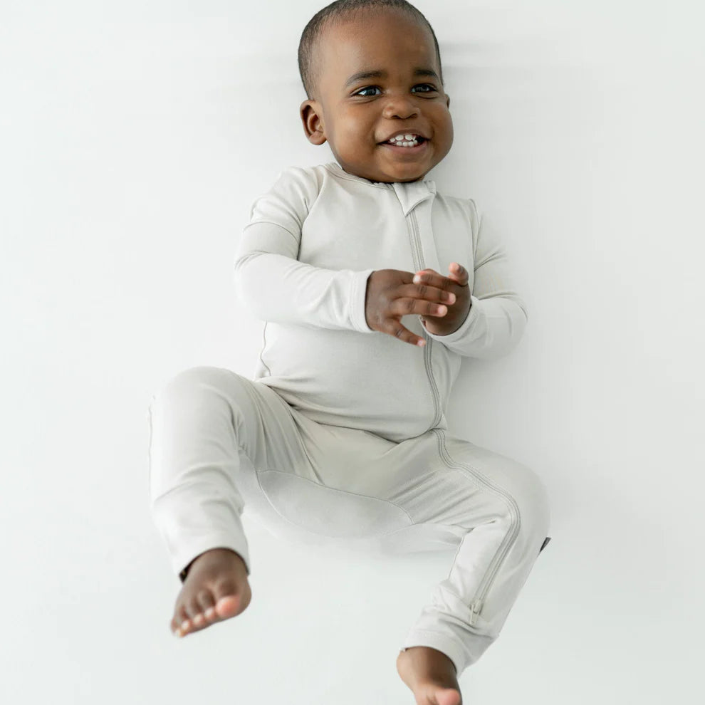 Kyte Baby Zippered Romper - Oat