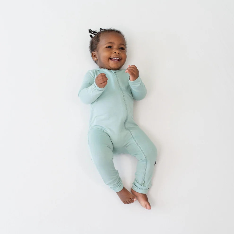 Kyte Baby Zippered Romper - Sage