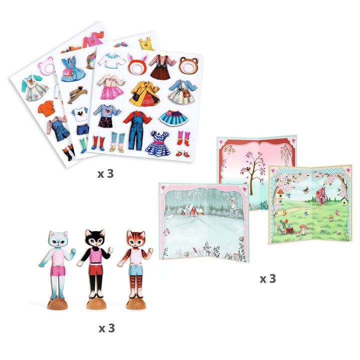 Djeco Little Wardrobe Collage