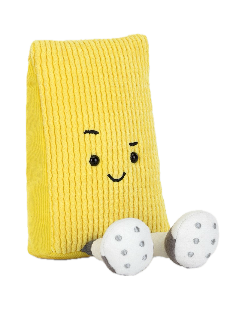 Jellycat Amuseables Sports Warni Yellow Card