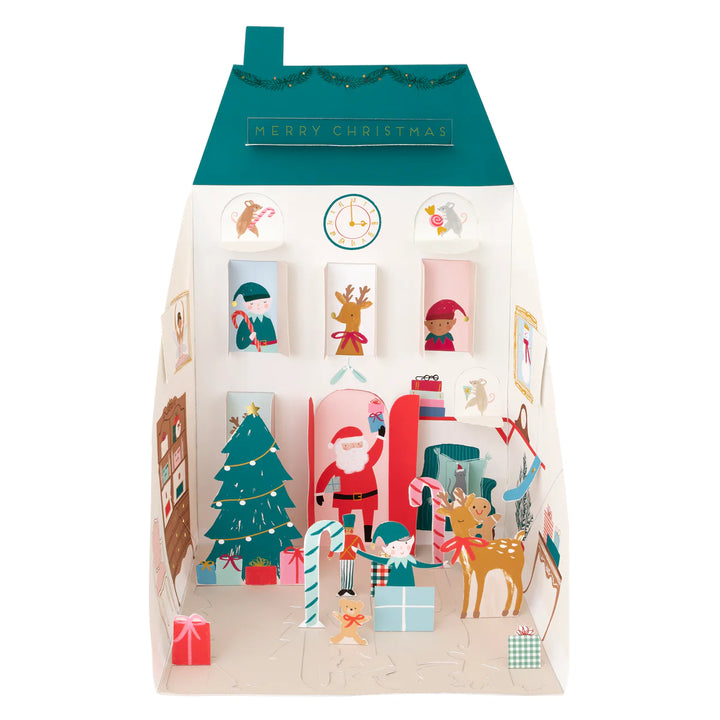 Meri Meri Santa's House Paper Pop-Up Advent Calendar