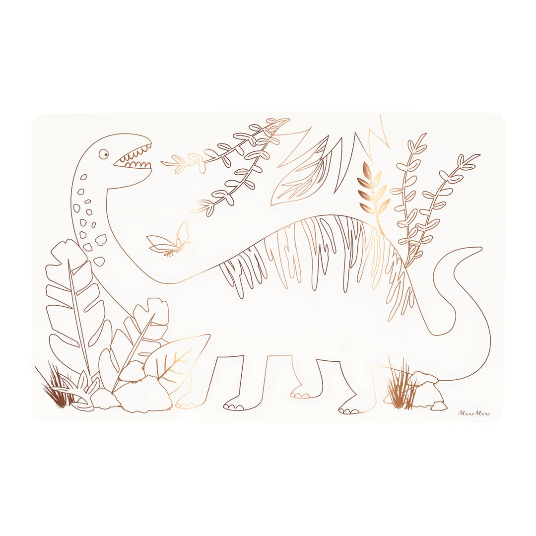 Meri Meri Dinosaur Coloring Placemats