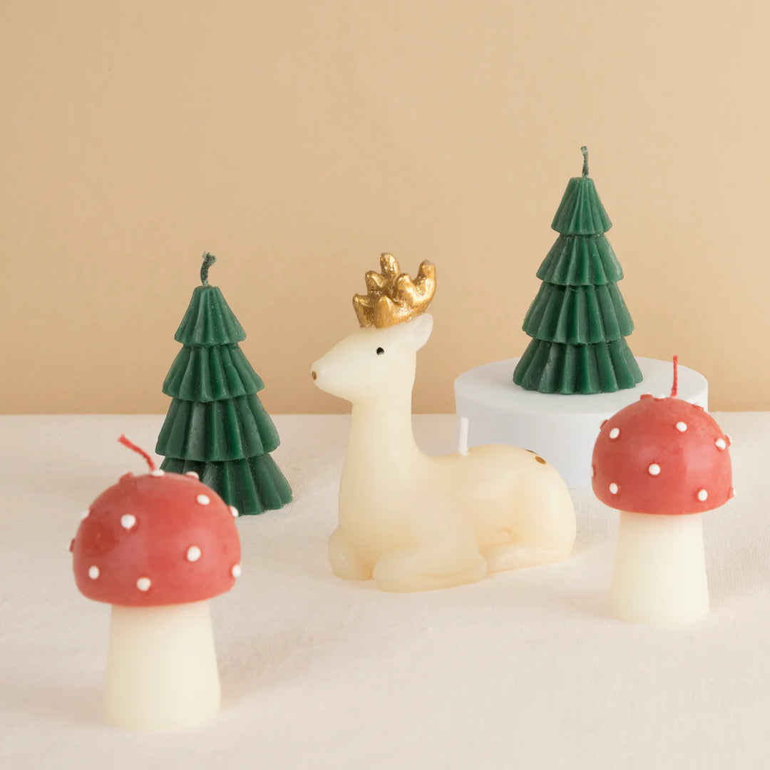 Meri Meri Winter Woodland Candles x5