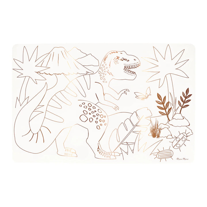 Meri Meri Dinosaur Coloring Placemats