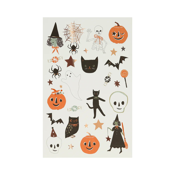 Meri Meri It's Halloween! Temporary Tattoo Sheet