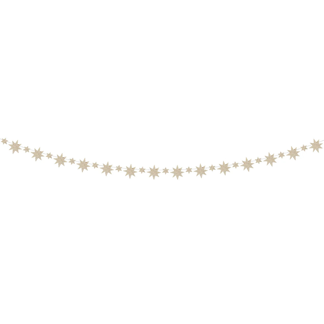 Meri Meri Gold Star Mini Garland
