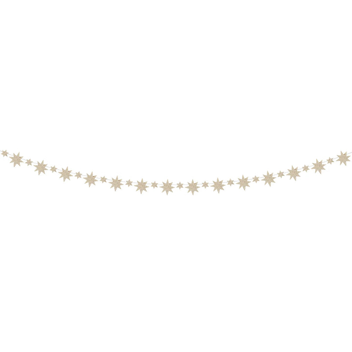 Meri Meri Gold Star Mini Garland
