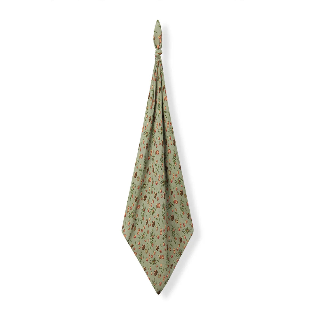 Milkbarn Organic Cotton Swaddle - Apple Orchard
