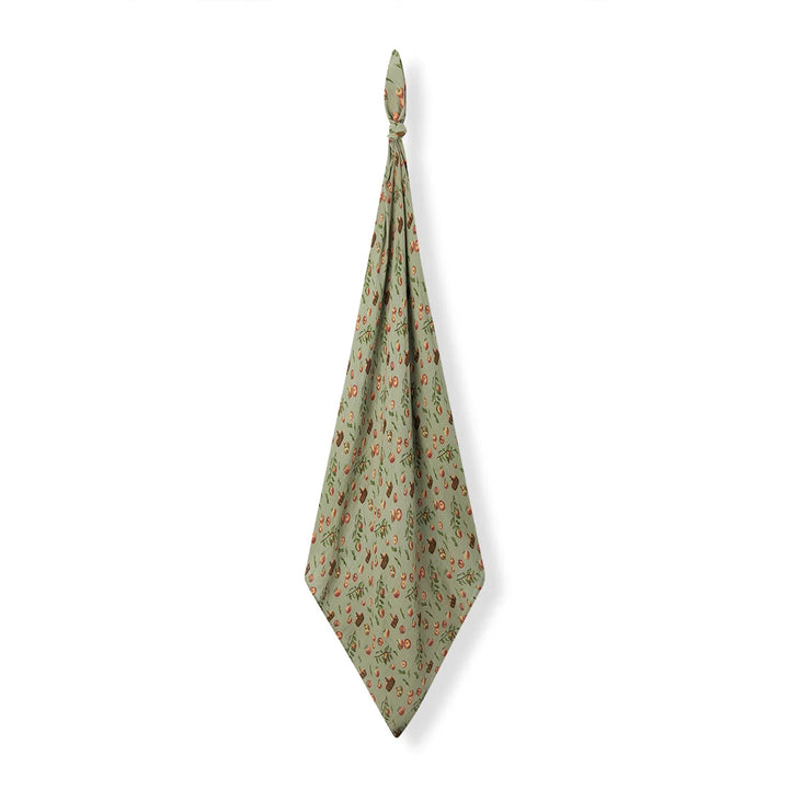Milkbarn Organic Cotton Swaddle - Apple Orchard