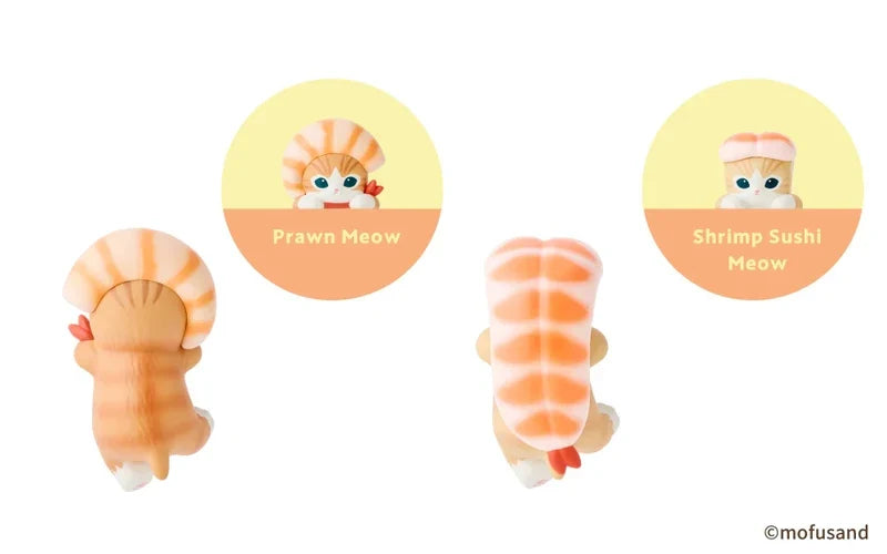 Dream Mofusand Hippers - Shrimp Meow Series