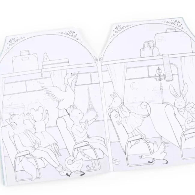 Moulin Roti Coloring Book + 170 Stickers - The Little School Of Dance