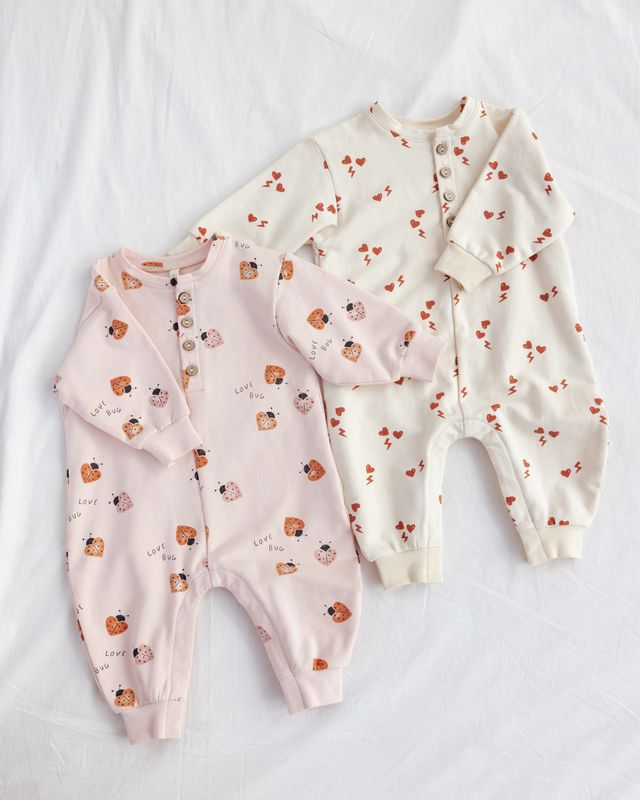 Quincy Mae Relaxed Jumpsuit - Love Bug