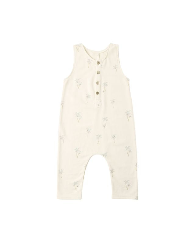 Rylee + Cru Terry Jumpsuit - Palms