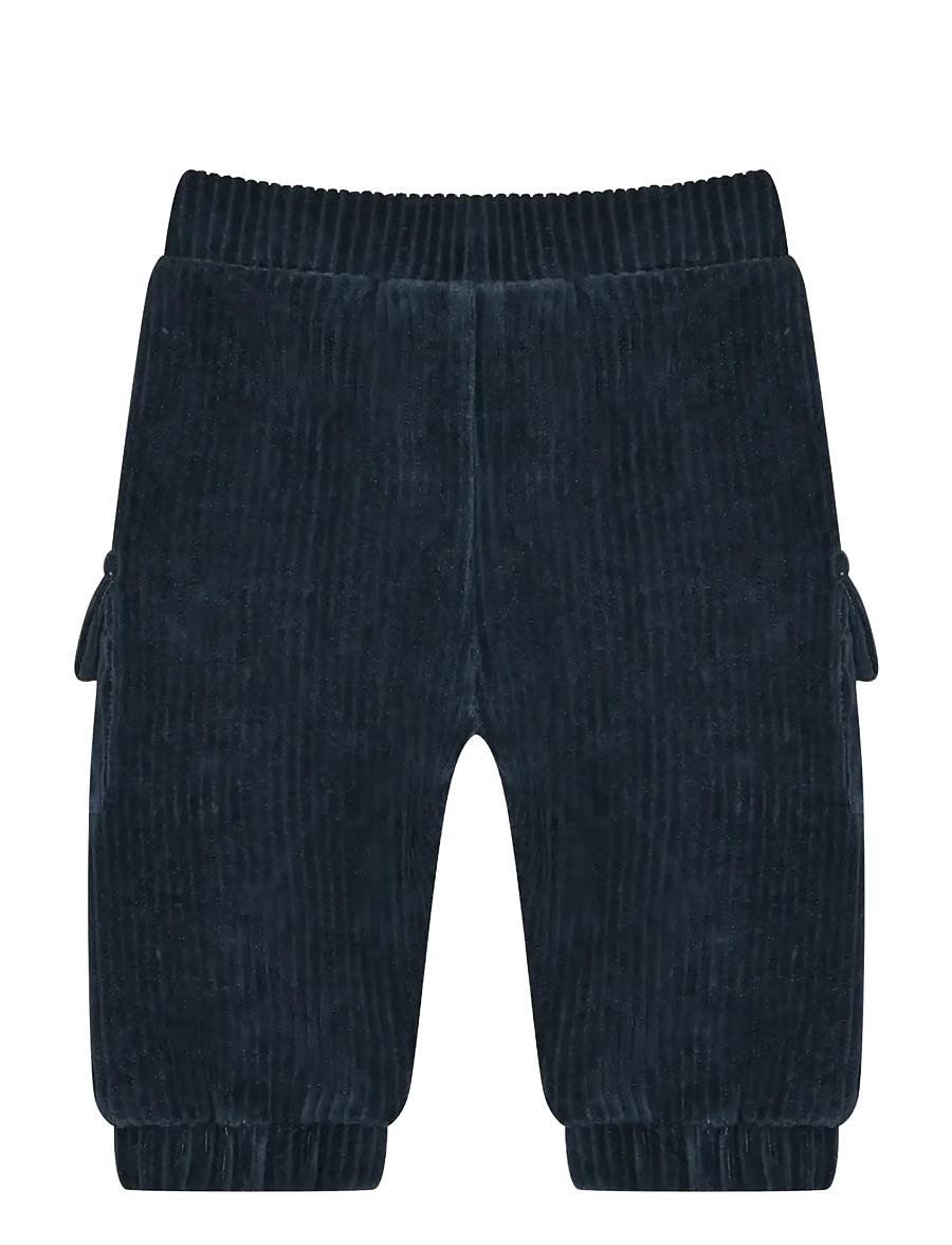 Minymo Velour Pants - Midnight Navy