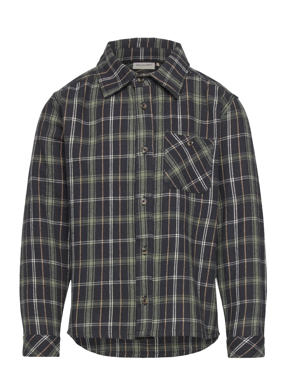 Minymo Dark Navy Check Shirt