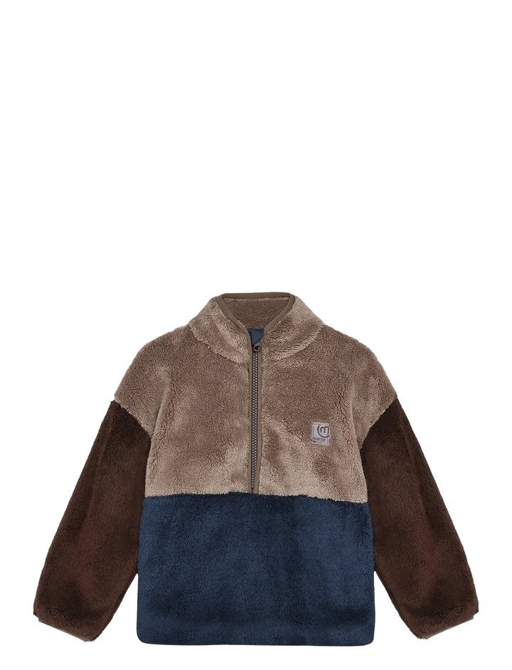 Minymo Fleece Teddy Pullover - Midnight Navy