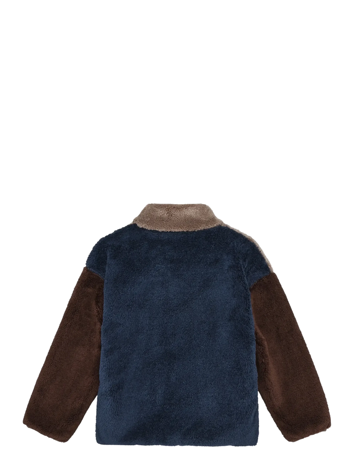 Minymo Fleece Teddy Pullover - Midnight Navy
