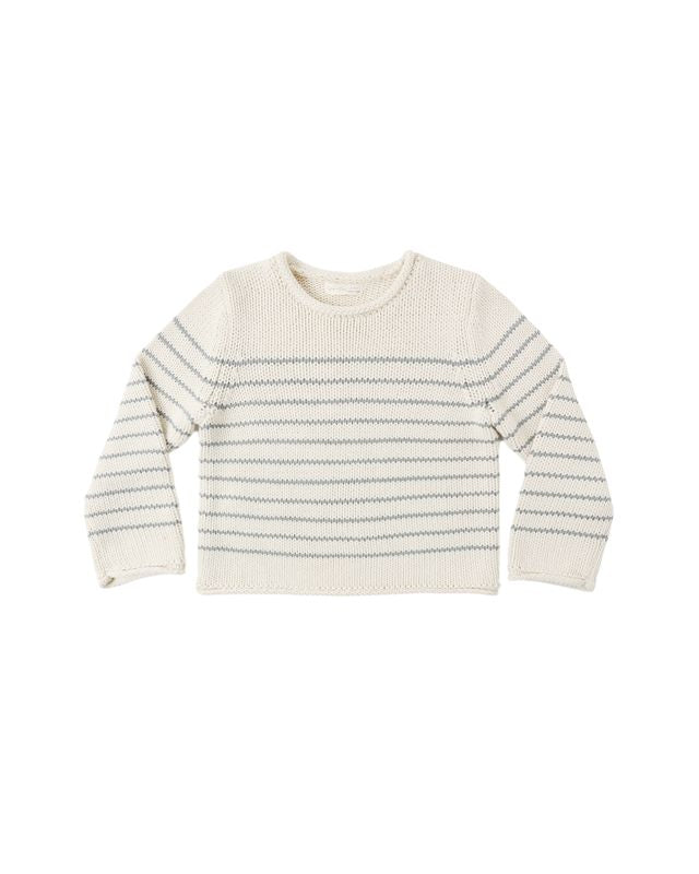 Rylee + Cru Jacques Sweater - Sea Green Stripe
