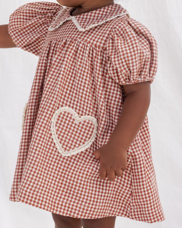 Quincy Mae Coraline Dress - Red Gingham