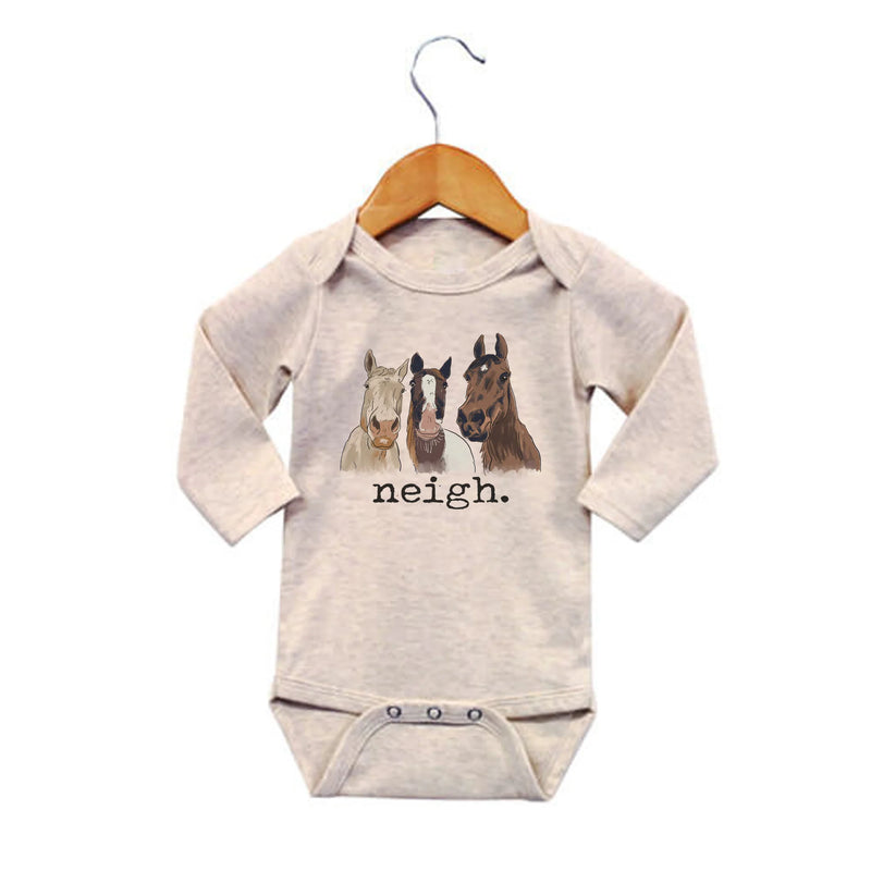 Barefoot Baby Neigh Onesie