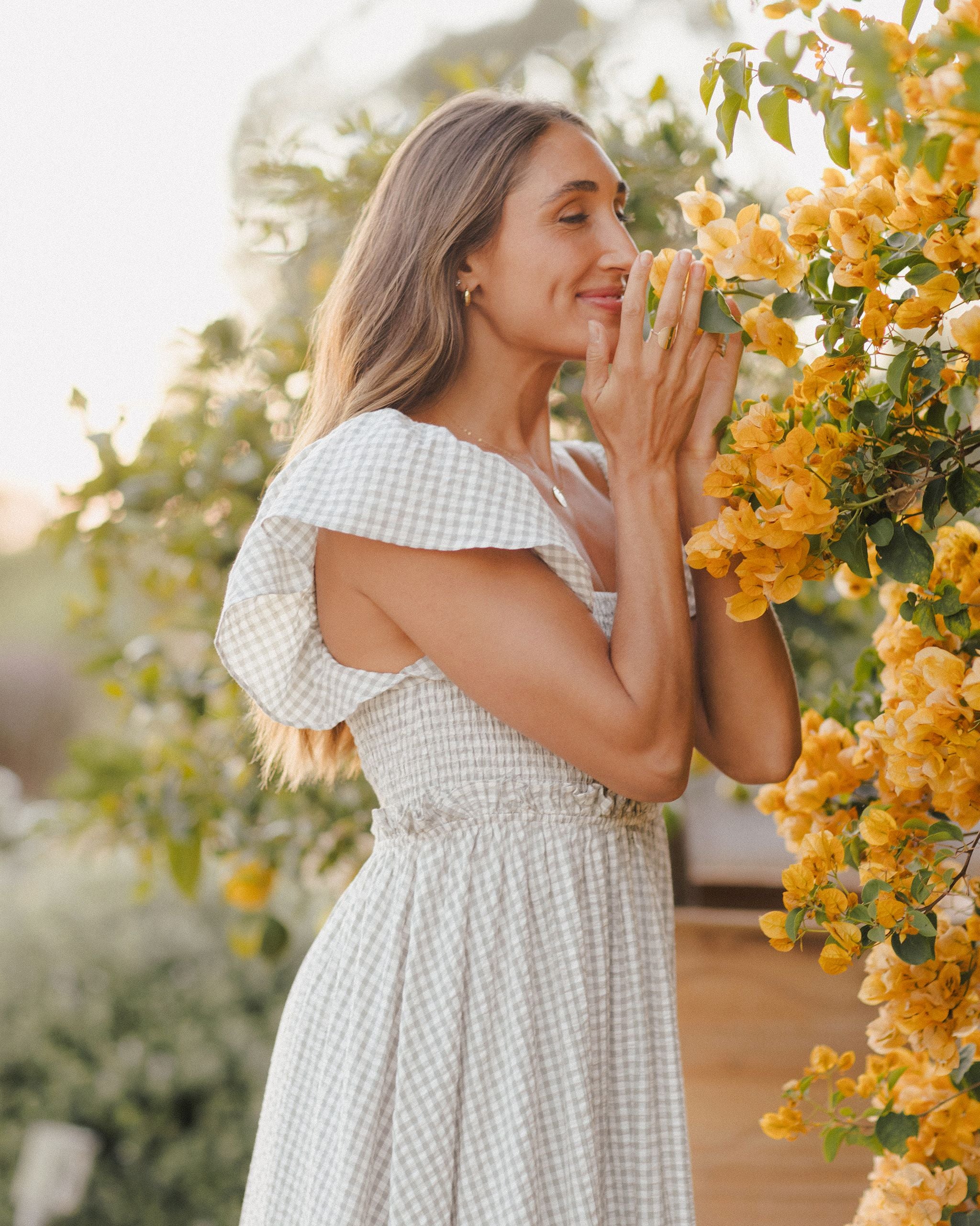 French Chic Gingham Dress herlipto Her lip to French Chic Gingham