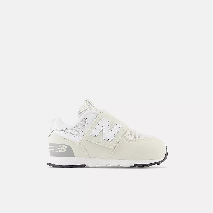 New Balance New-B Hook & Loop Sneakers - Grey White