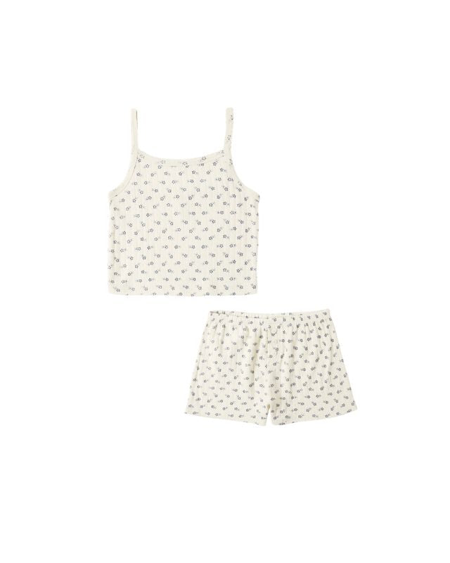 Rylee + Cru Pointelle Lounge Set - Natural