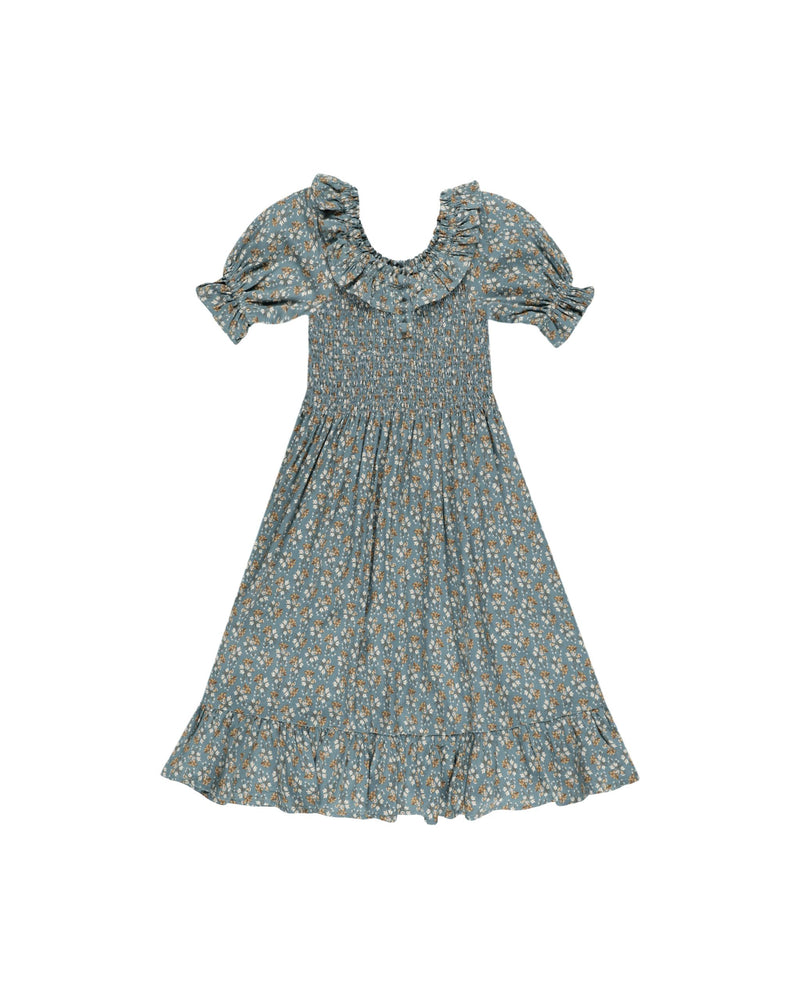 Rylee + Cru Lexi Dress - Blue Floral