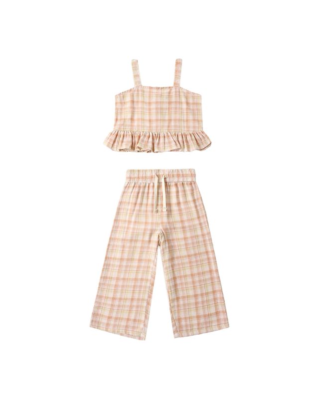 Rylee + Cru Kayli Set - Summer Plaid