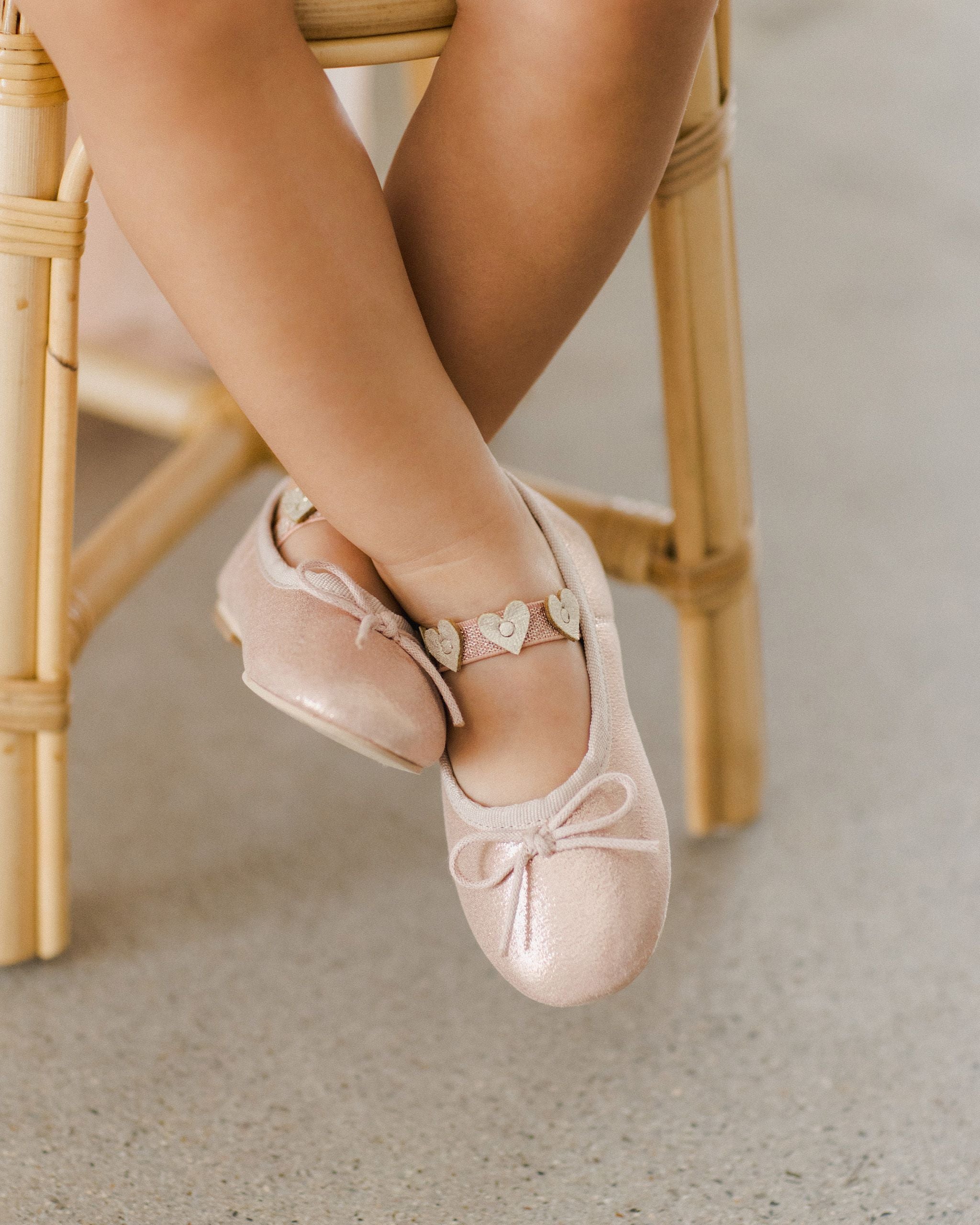 Noralee Ballet Flats - Bubblegum Shimmer – Hopscotch Kids OR