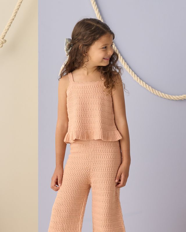 Rylee + Cru Mari Knit Set - Melon